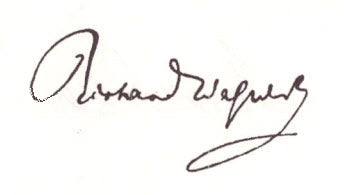 Richard Wagner Signature