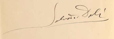 Salvador Dali Signature