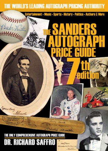 Sanders Autograph price guide