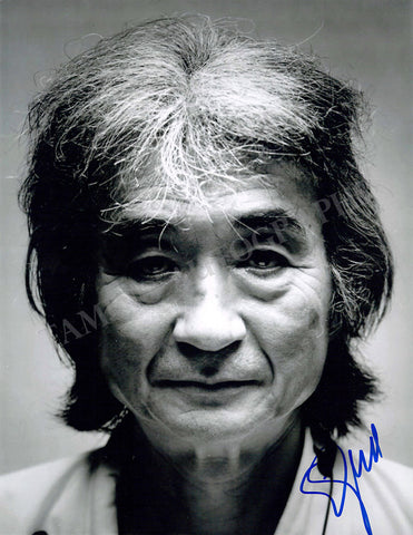 Seiji Ozawa Portrait Autograph