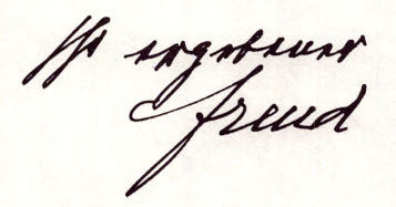 Sigmund Freud Signature