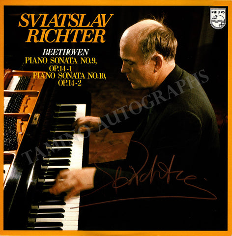 Sviatoslav Richter signed LP record