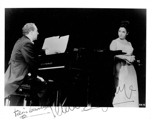 Teresa Berganza in recital with Felix Lavilla