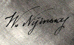 Vaslav Nijinsky Signature