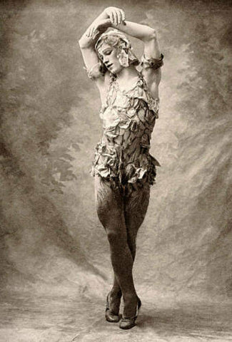 Nijinsky posing in role