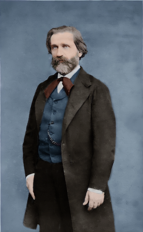 Giuseppe Verdi in his 60s