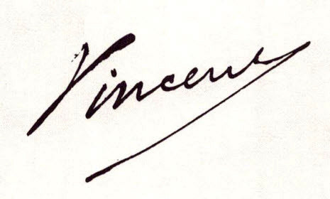 Vincent Van Gogh Signature