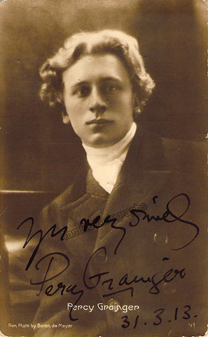 Percy Grainger Autograph