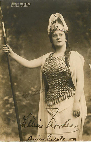 Nordica as Brunnhilde