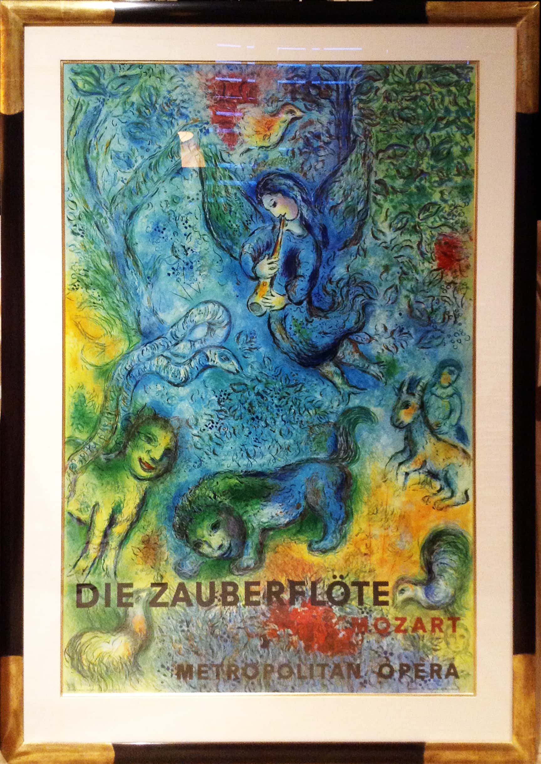 Marc Chagall Die Zauberflote Poster