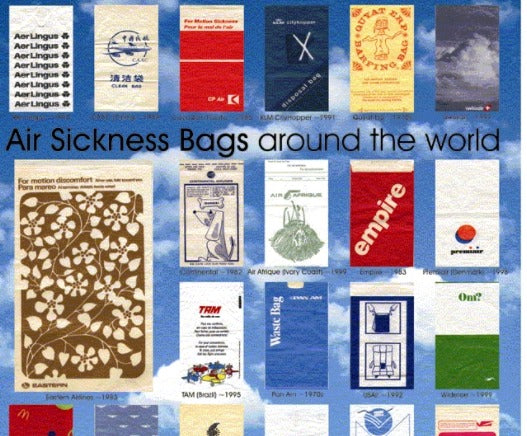 Airline barf bags 