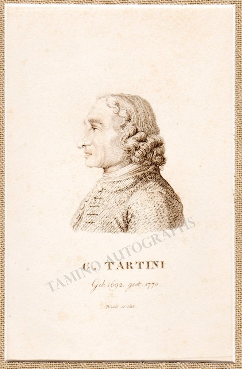 Giuseppe Tartini - vintage print