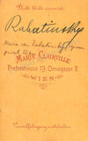 Rabatinsky, Marie von - Vintage CDV Unsigned