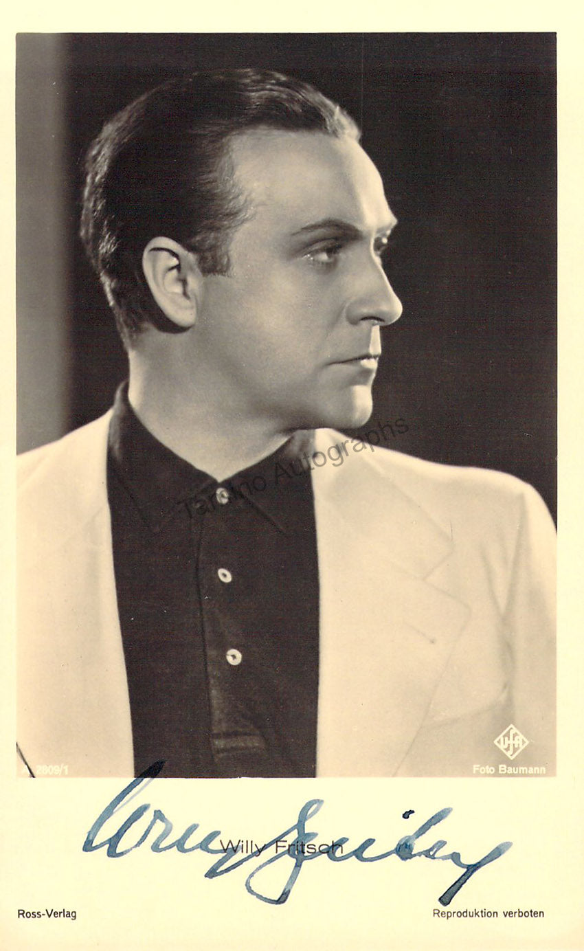 Fritsch, Willy - Signed Photograph