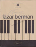 Berman, Lazar - Signed Program