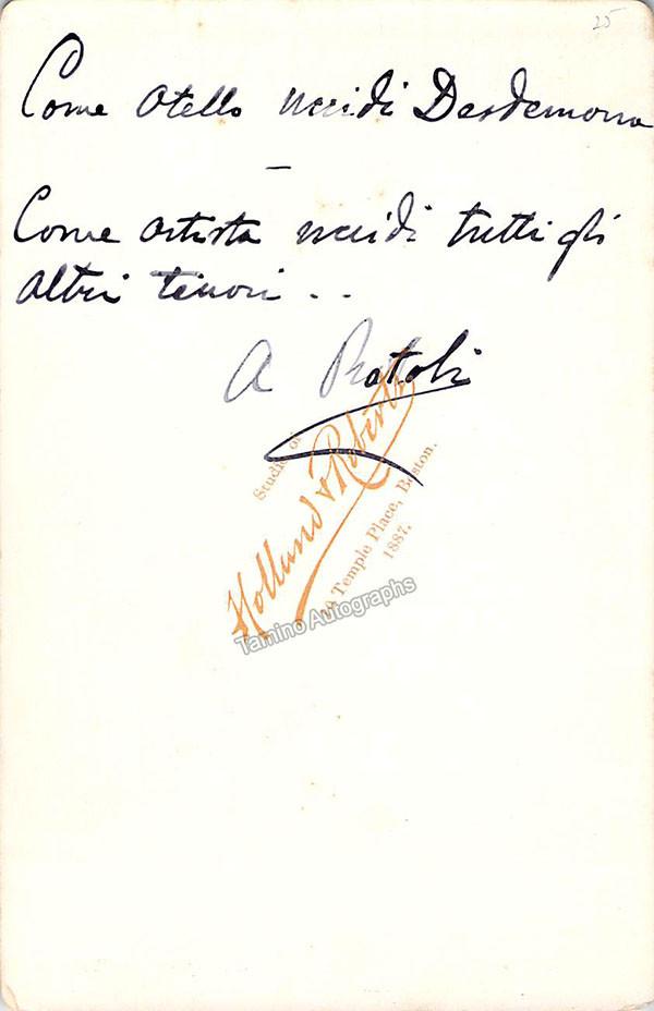 Augusto Rotoli Autograph Cabinet