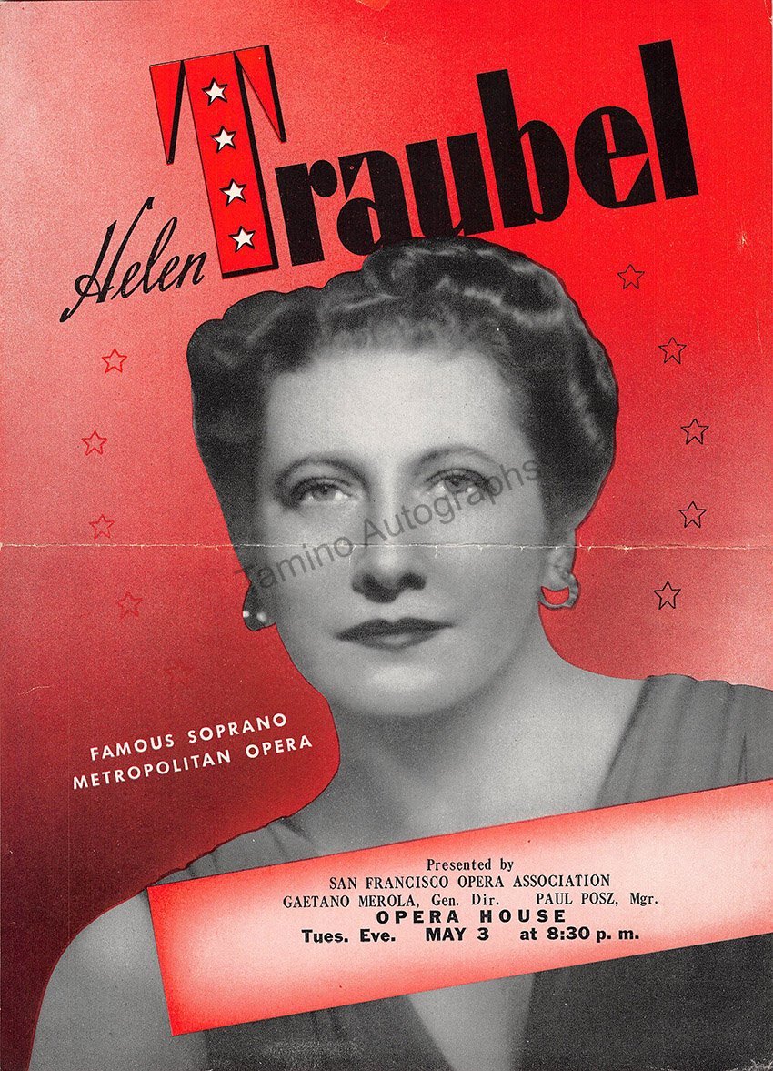 Singer Recital Playbill Lot 1940s – Tamino