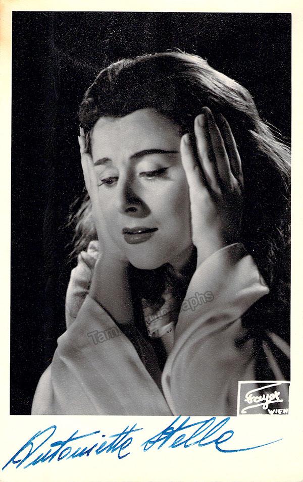 Antonietta Stella Autographs – Tamino
