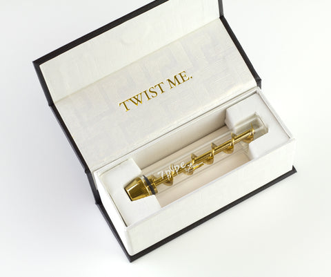 Inside of Twisty Glass Third Packaging Design
