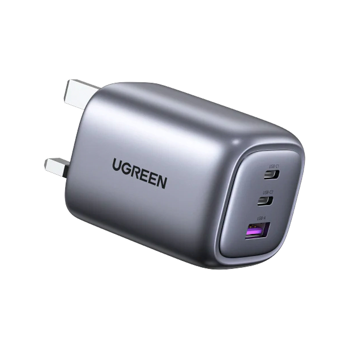 UGREEN-NEXODE -100W-USB-C-WALL-CHARGER-2-PORTS-POWER-ADAPTER-FAST-CHARGE-UG-CD254-50328