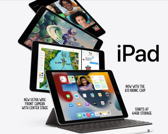 Buy Apple iPad 9th Generation 10.2 inch Silver 64GB Wi-Fi + Cellular in ...