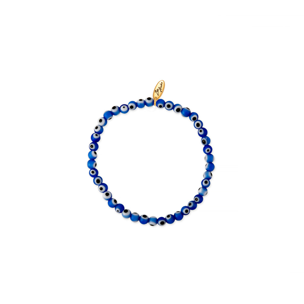 ZOE AICHE BEADED EVIL EYE BRACELET