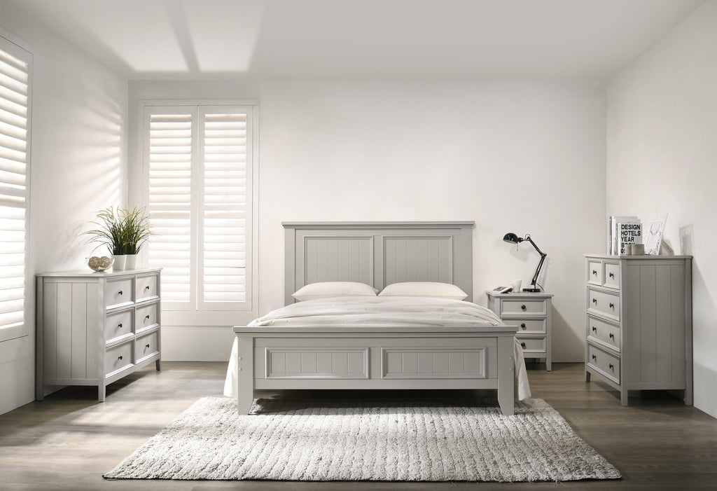 Modern Bedroom Suite Furniture with Bed, Bedside Tables & Dresser