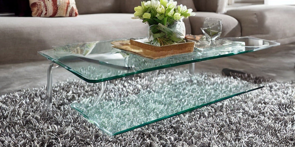 Use of Coaster to Protect Glass Coffee Table