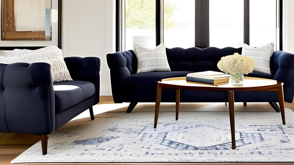 Experiment with Patterns - Enhancing Your Dark Furniture: Choosing the Perfect Rug Color