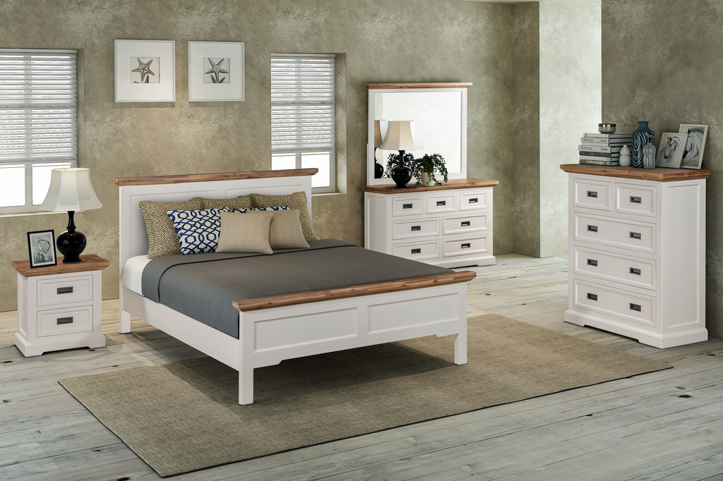 Jericho Hamptons Style Bedroom Suite - The A2Z Furniture