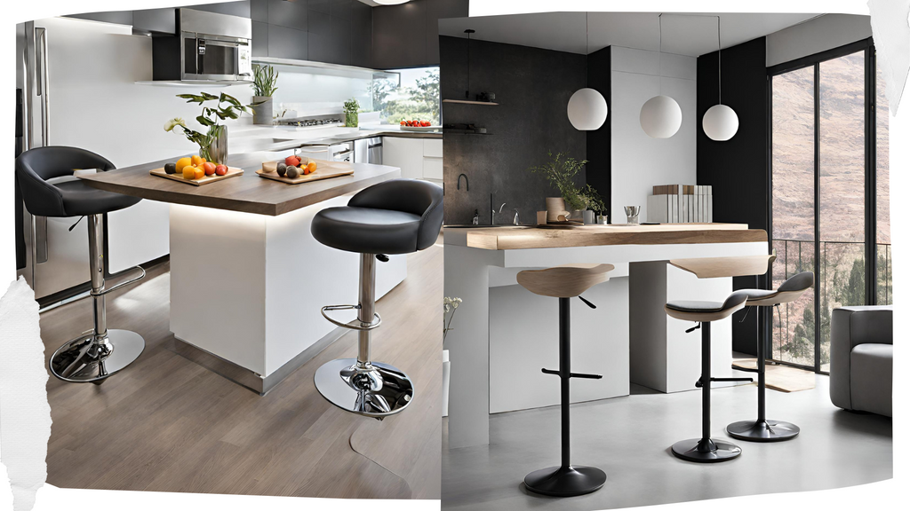 Modern Vs Minimalistic Height Adjustable Barstools