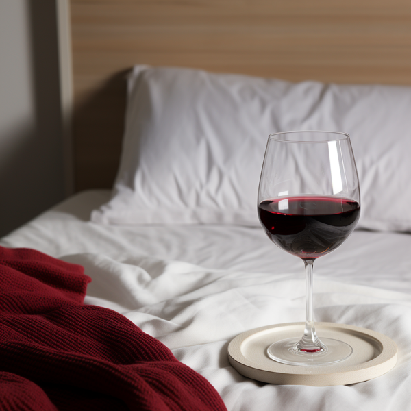 wine in mattress