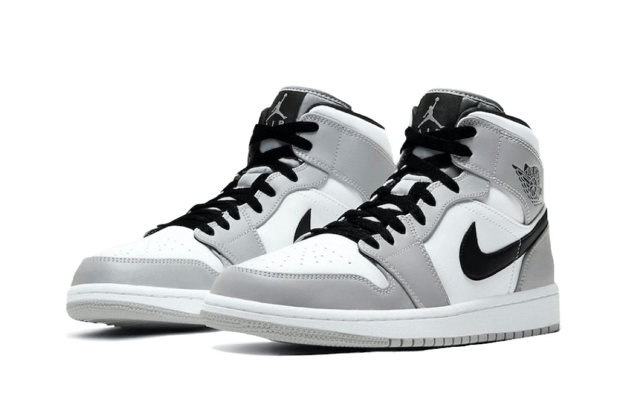 Air Jordan 1 Mid Light Smoke Grey 