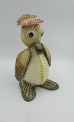 Statuette canard coquillage