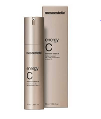 Mesoestetic Energy C product packaging on white background.