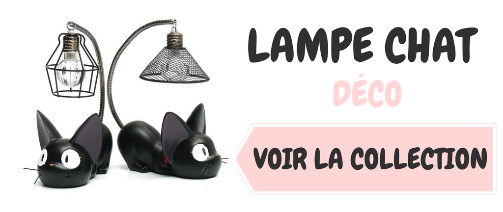 lampe chat noir