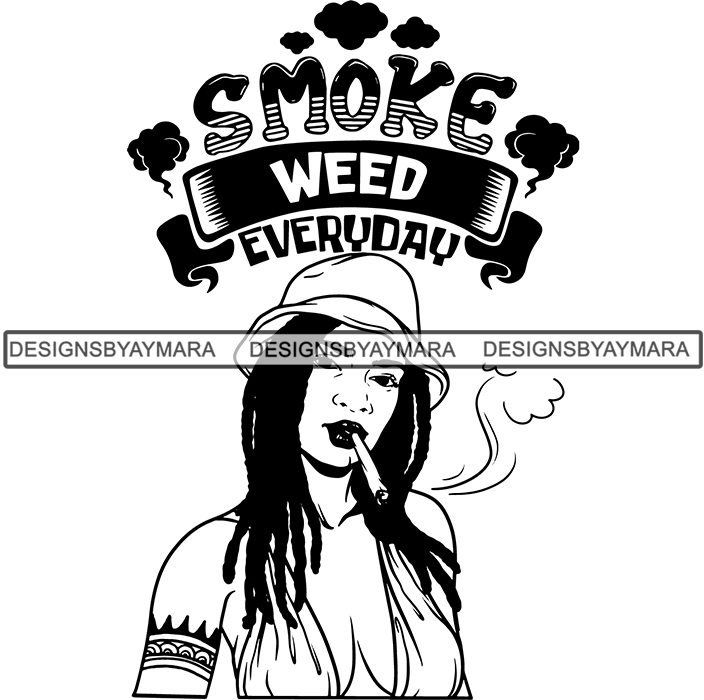 Download Afro Woman Smoking Pot Weed Quotes Joint Blunt Cannabis ...