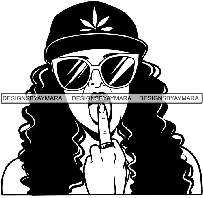 Download Afro Woman Smoking Pot Weed Joint Blunt Cannabis Marijuana SVG Cutting - DesignsOfMarijuana.com