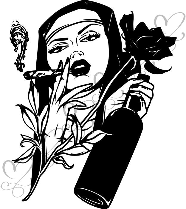 Download Afro Woman Smoking Pot Weed Joint Blunt Cannabis Marijuana SVG Cutting - DesignsOfMarijuana.com