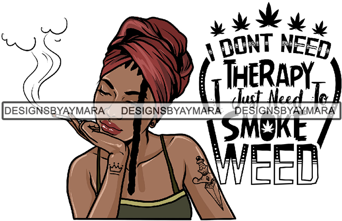 Download Afro Woman Smoking Pot Weed Quotes Joint Blunt Cannabis ...