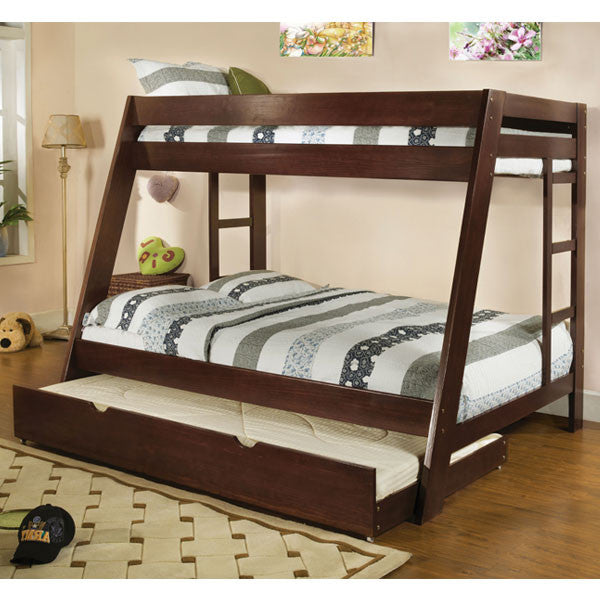 Arizona Cottage Style Twin Over Full Size Bunk Bed With Trundle