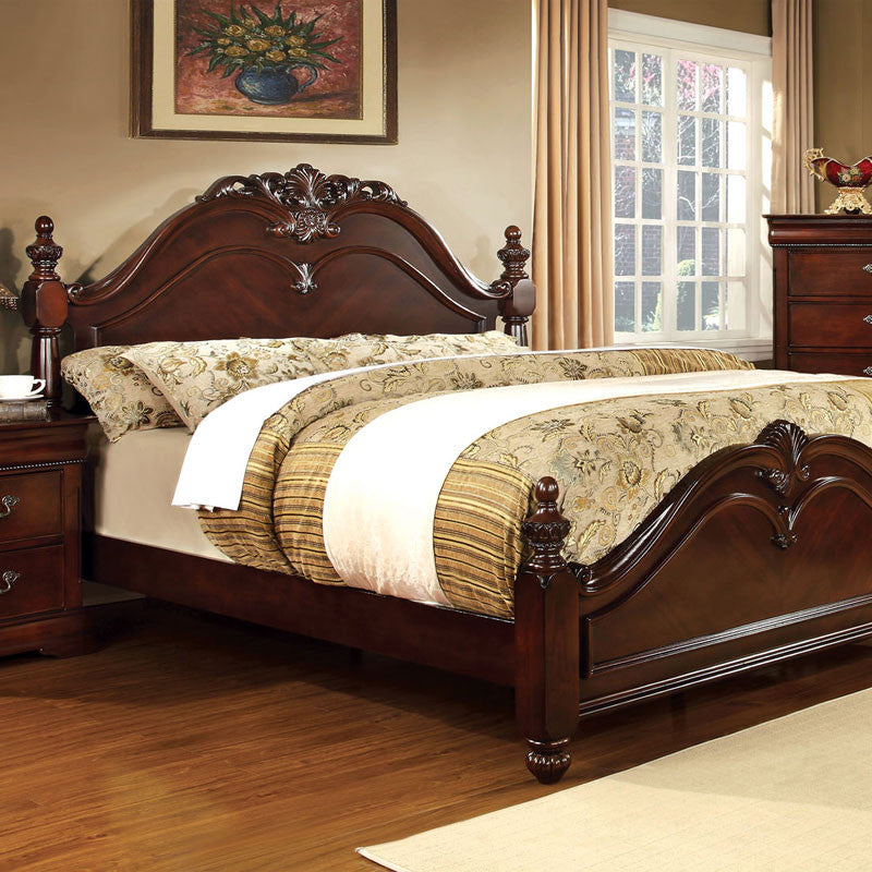Mandura Traditional English Style Cherry Bed – 24/7 Shop At Home
