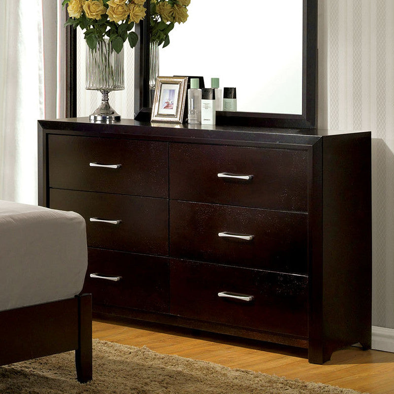 Janine Espresso Finish Bedroom Dresser 24 7 Shop At Home