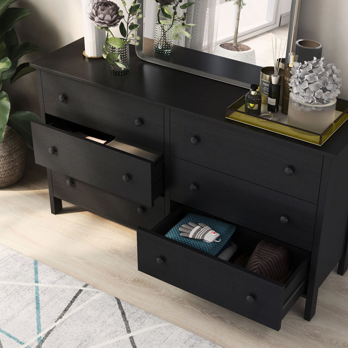 Mahoney Transitional 6-drawer Double Dresser (53-inch)