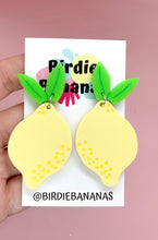 Load image into Gallery viewer, yellow fruit earrings
