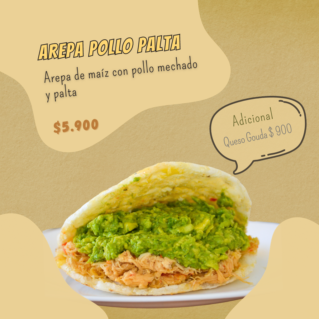 Arepa Pollo Palta