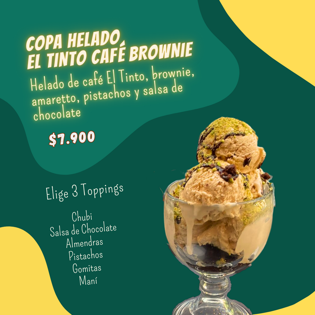 Copa Helado Cafe Brownie