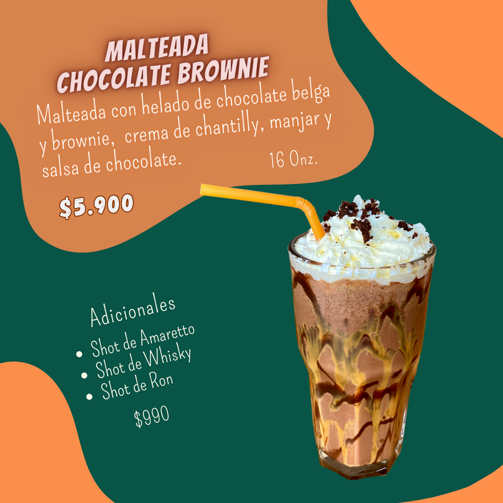 Malteada Chocolate Brownie