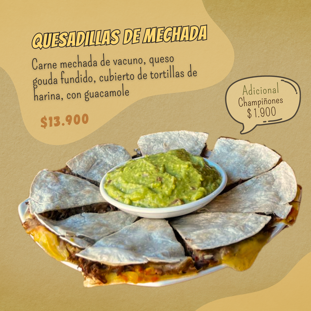 Quesadillas Mechada