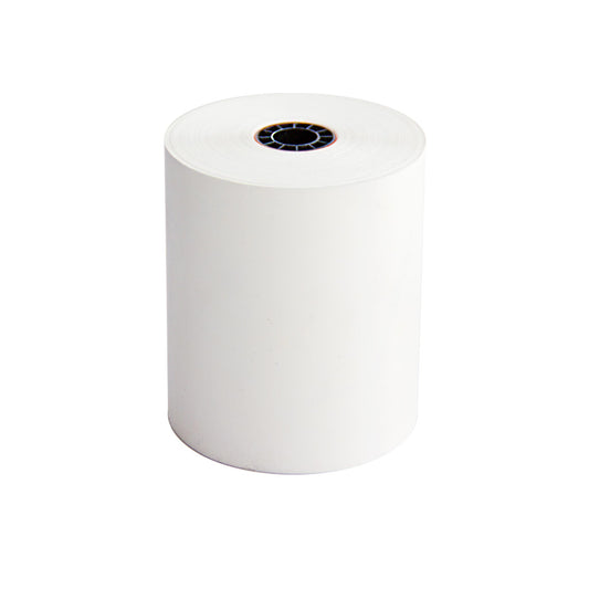 3 1/8 x 230' Yellow BPA-Free Thermal Receipt Paper Rolls (50 Rolls) 